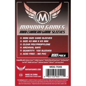 Fundas Mayday Mini Chimera 43x65mm (100 pack)