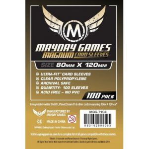 Fundas Mayday Magnum Gold 80x120mm (100 Pack)