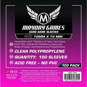 Fundas Mayday Small Square 70x70mm (100 pack)