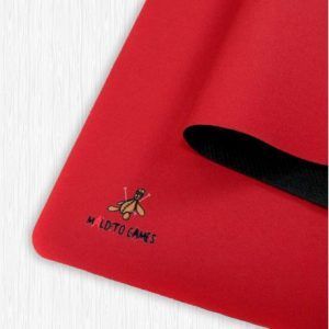 TAPETE DE NEOPRENO 140X80 CM - ROJO LISO