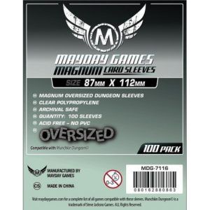 Fundas Mayday Magnum Oversized Dungeon 87x112mm (pack 100)