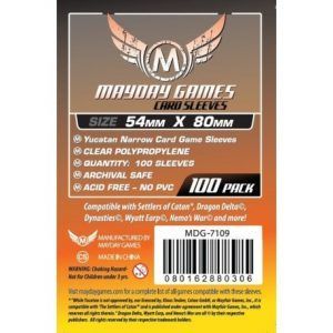 Fundas Mayday Yucatan Narrow 54x80mm (pack 100)