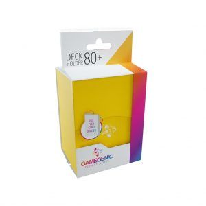 GAMEGENIC: DECK HOLDER 80+ YELLOW