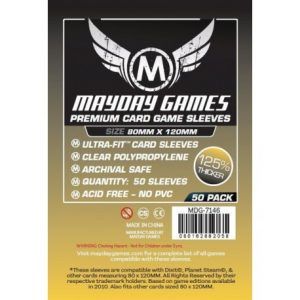 Fundas Mayday Magnum Gold 80x120mm PREMIUM (50 pack)
