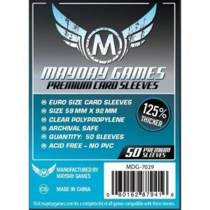 Fundas Mayday Euro Size 59x92mm PREMIUM (50 pack)