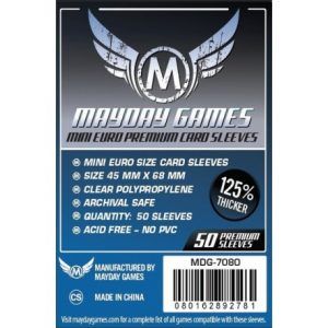 Fundas Mayday Mini Euro 45x68mm PREMIUM (50 pack)