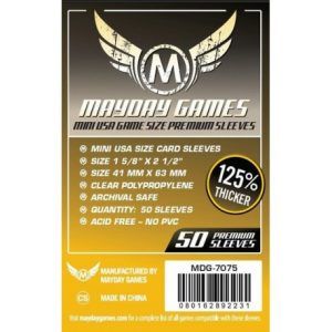 Fundas Mayday Mini USA 41x63mm PREMIUM (50 pack)