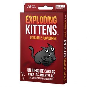EXPLODING KITTENS: EDICIÓN 2 JUGADORES