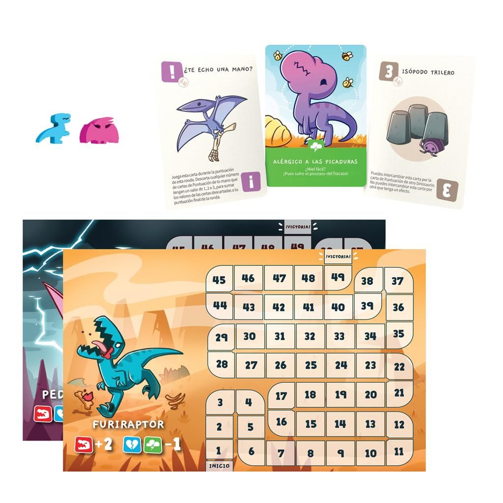 HAPPY LITTLE DINOSAURS: 5-6 JUGADORES (EXPANSIÓN) - Imagen 2