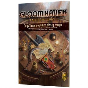 GLOOMHAVEN: FAUCES DEL LEÓN-PEGATINAS REUTILIZABLES Y MAPA