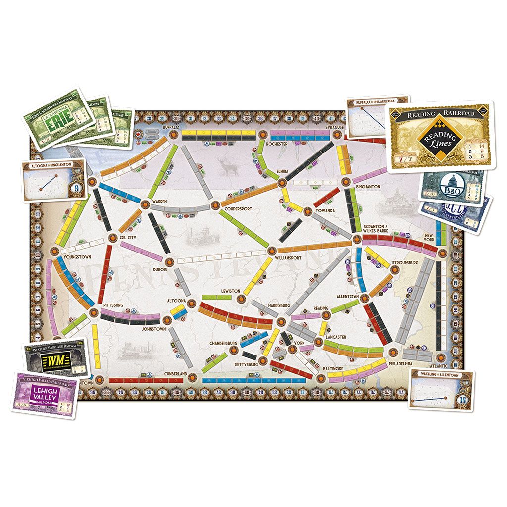 ¡AVENTUREROS AL TREN! REINO UNIDO + PENNSYLVANIA (EXPANSIÓN) - Imagen 3