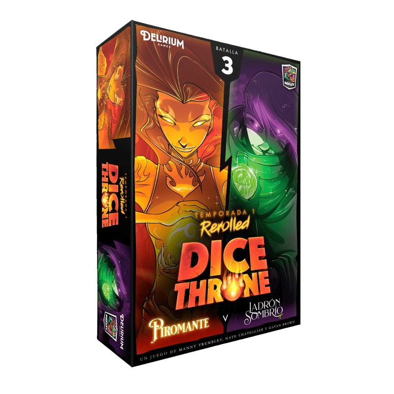 DICE THRONE: PIROMANTE VS LADRÓN SOMBRÍO
