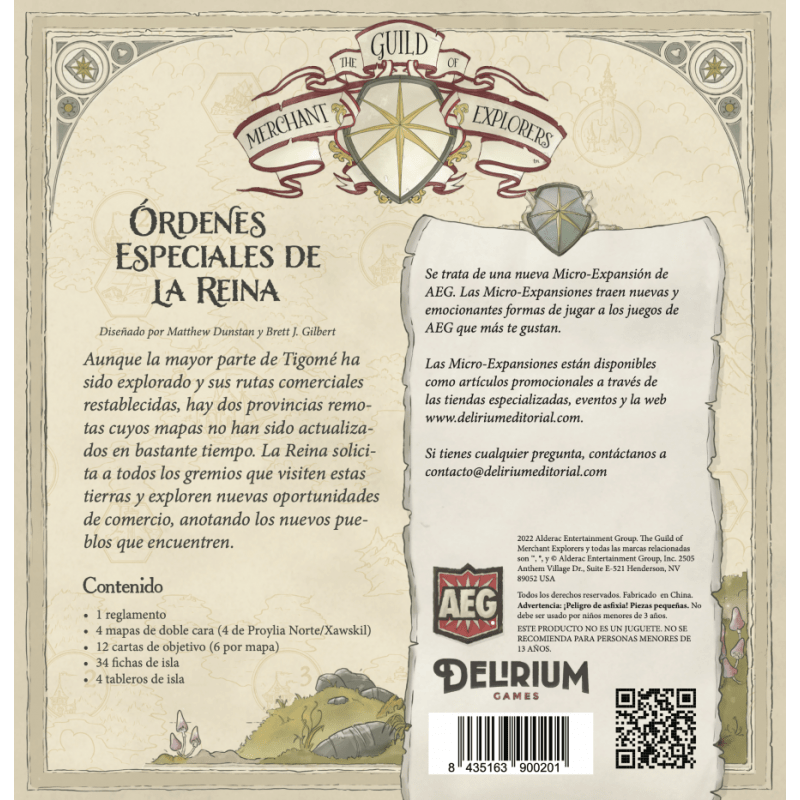 THE GUILD OF MERCHANT EXPLORERS: ÓRDENES ESPECIALES DE LA REINA (EXPANSIÓN)