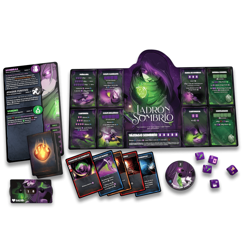 DICE THRONE: PIROMANTE VS LADRÓN SOMBRÍO - Imagen 3