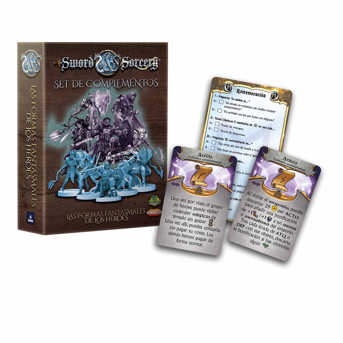 SWORD & SORCERY: LAS FORMAS FANTASMALES DE LOS HÉROES (SET DE COMPLEMENTOS) - Imagen 2