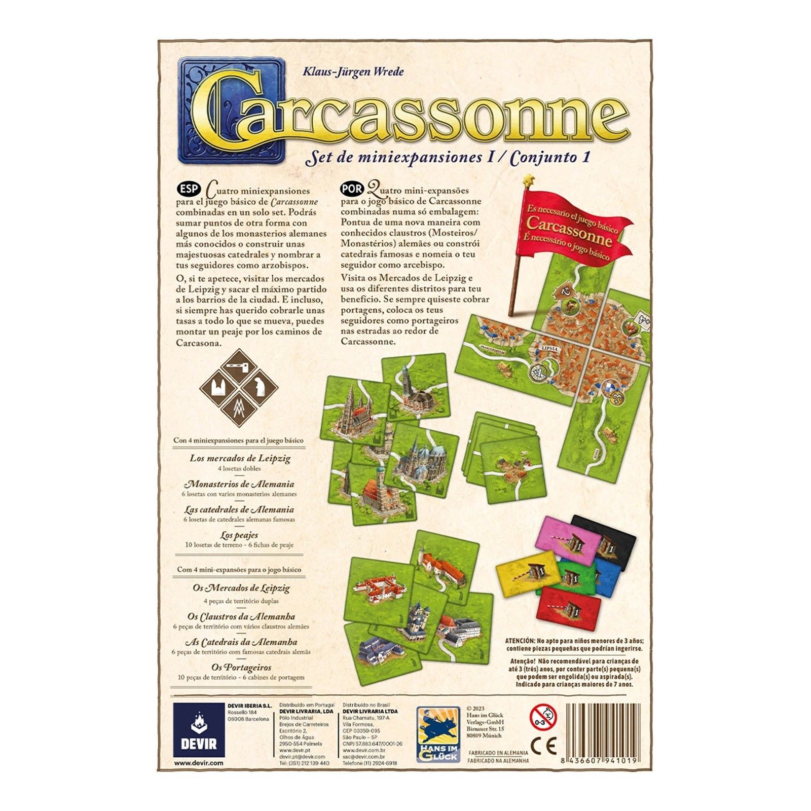 Carcassonne: Expansiones Reunidas (Expansión)