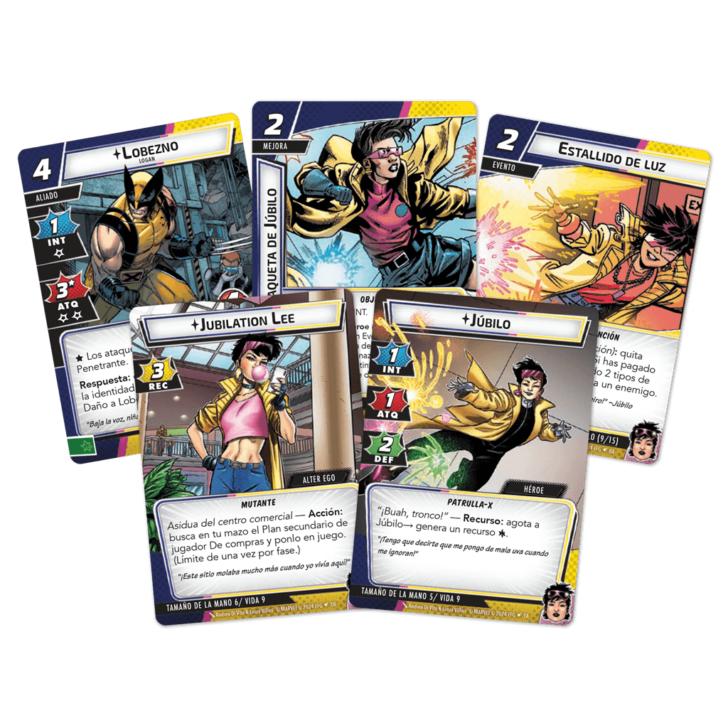 MARVEL CHAMPIONS LCG: JUBILEE (PACK DE HÉROE) - Imagen 2