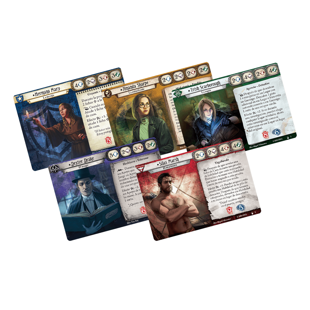 ARKHAM HORROR LCG: LA CONSPIRACIÓN DE INNSMOUTH (PACK DE INVESTIGADORES) - Imagen 2