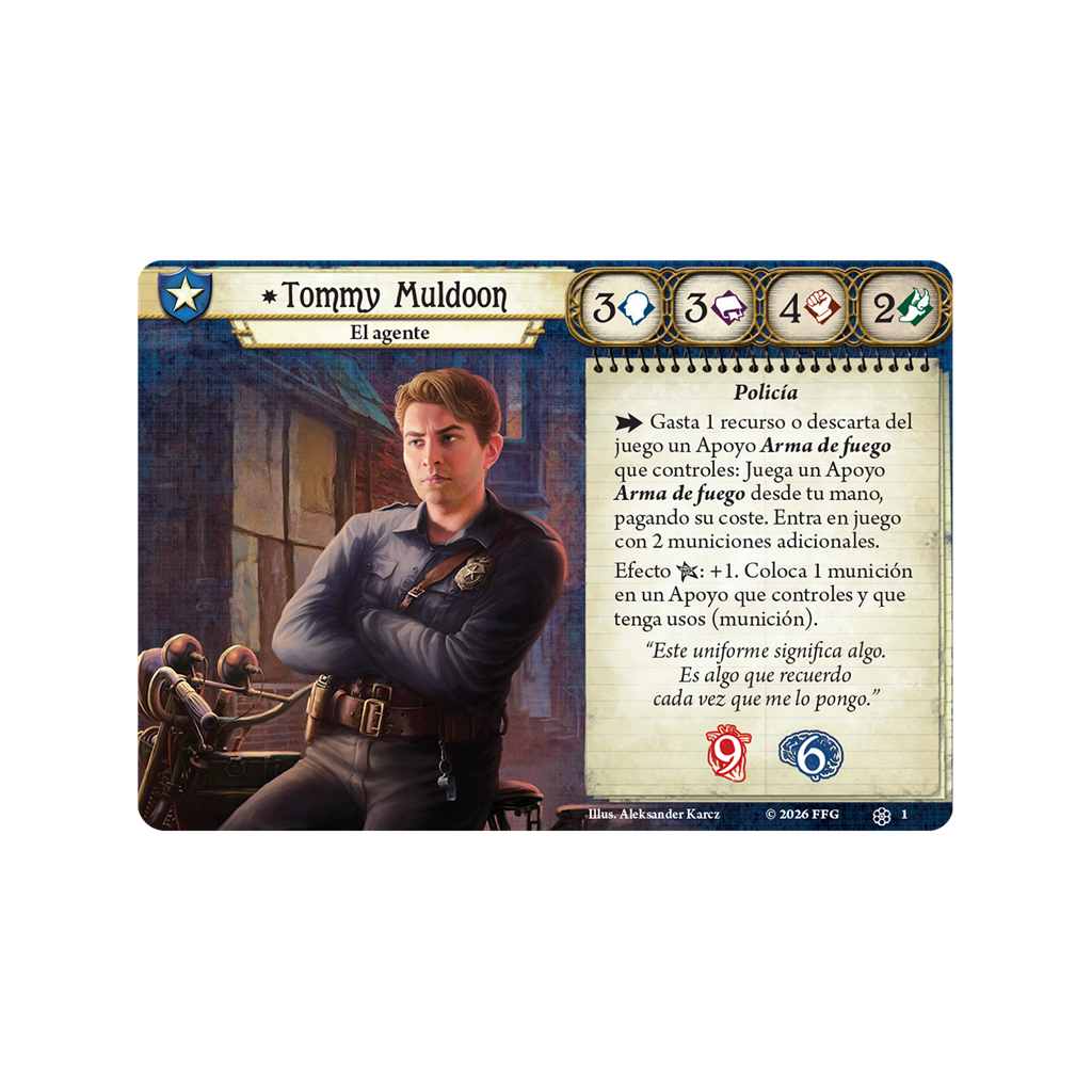 ARKHAM HORROR LCG: TOMMY MULDOON (MAZO DE INVESTIGADOR) - Imagen 2