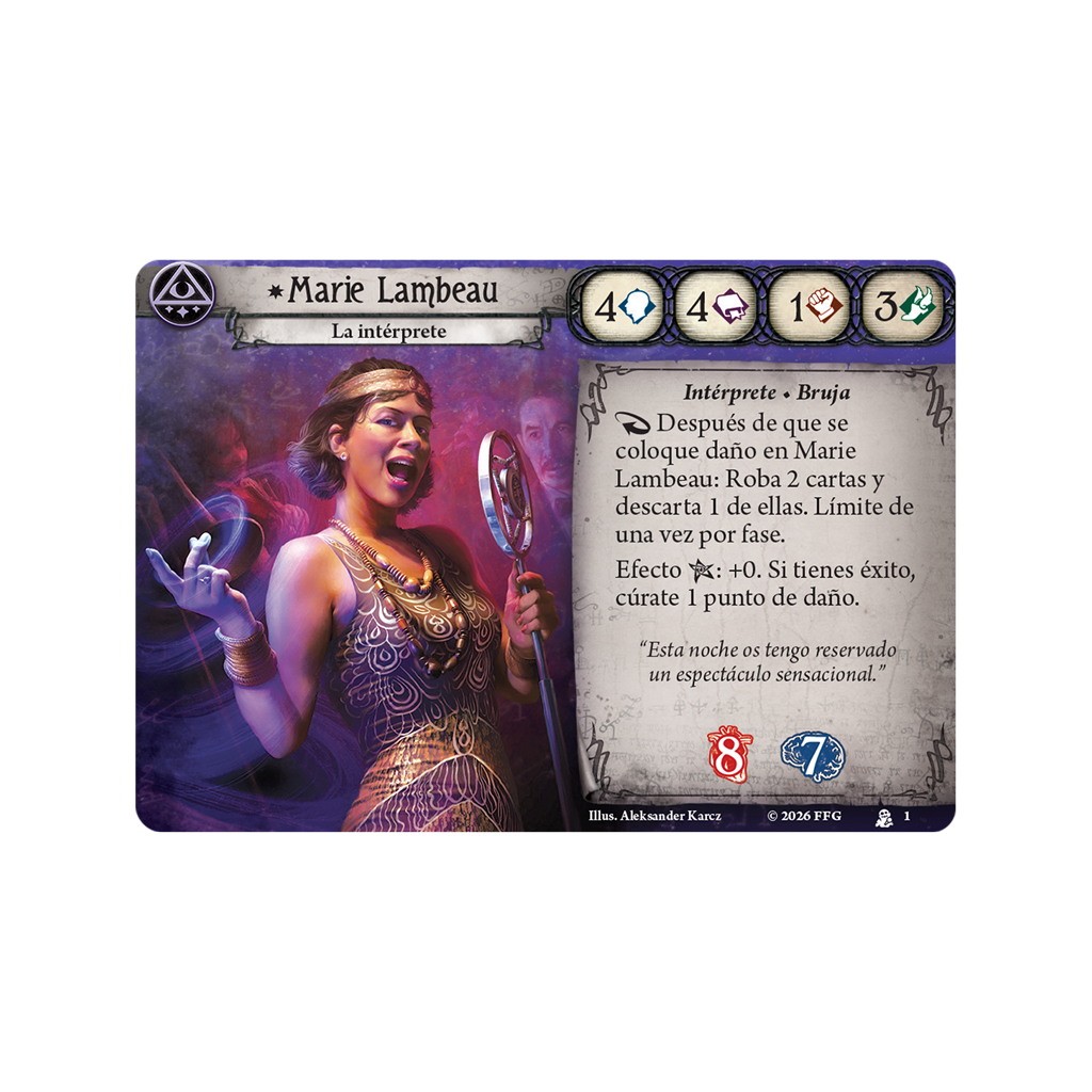 ARKHAM HORROR LCG: MARIE LAMBEAU (MAZO DE INVESTIGADOR) - Imagen 2