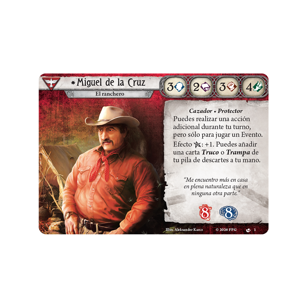 ARKHAM HORROR LCG: MIGUEL DE LA CRUZ (MAZO DE INVESTIGADOR) - Imagen 2