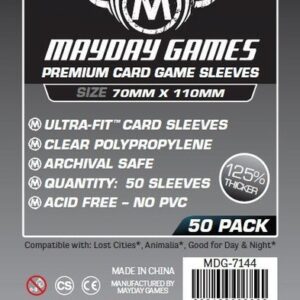 Fundas Mayday Magnum Silver 70x110mm PREMIUM (50 pack)